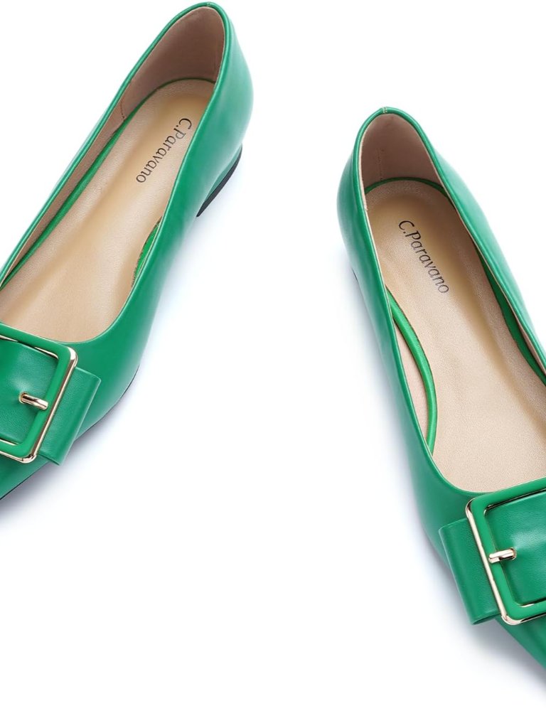 Women's Flats | Pointed Toe Ballet Shoes | Work Shoes For Women | Comfortable Fl